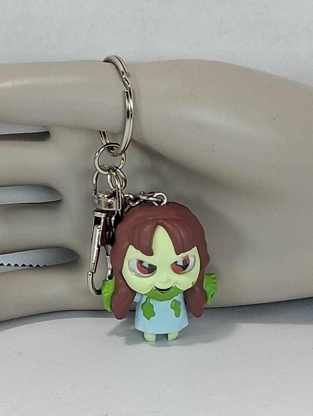 Green Zombie Regan From The Exorcist Movie Doll Keychain  Accessories